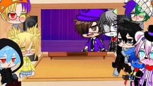 Mha + fnaf react to fnaf vines|  part 1| Izuku Afton and Katsuki Emily AU|  Mha x Fnaf