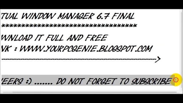 How to download Actual Windows Manager 6.7 with keygen ( working ) смотреть онлайн