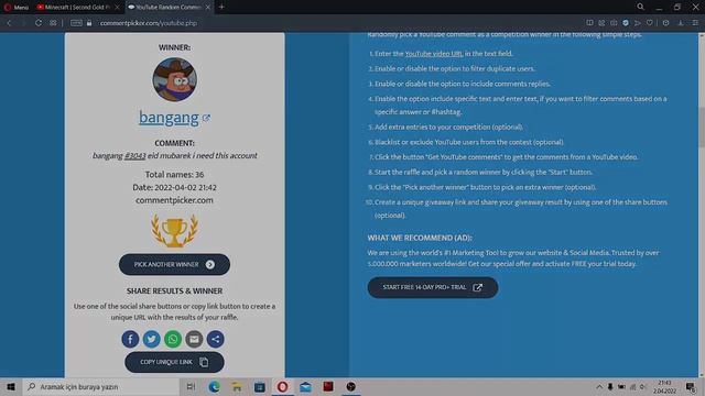 Minecraft Second Gold Premium Account Giveaway RESULTS !!! смотреть онлайн
