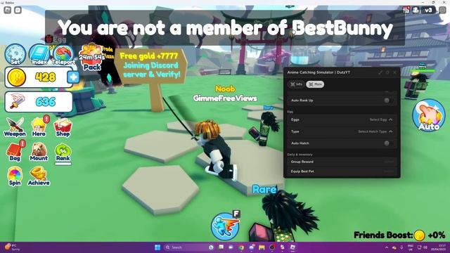 ROBLOX Anime Catching Simulator Script/Hack GUI | INF YEN, AUTOFARM, KILL AURA, AND MORE! *PASTEBIN смотреть онлайн