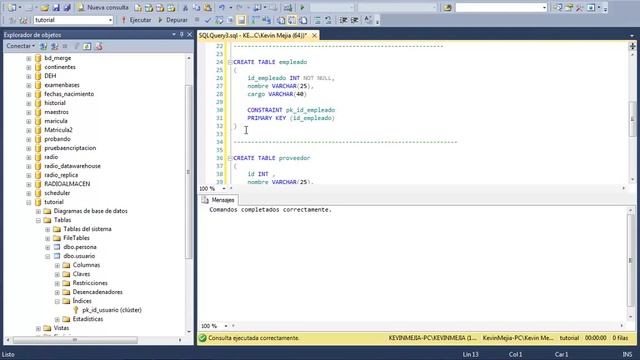 CREAR INDICES EN SQL SERVER 2012 смотреть онлайн