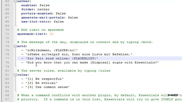 Essentials | Bukkit Server Plugin | German | HD | 1# смотреть онлайн