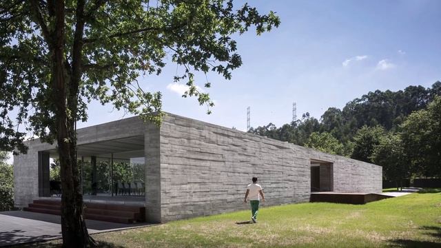 Concrete Private Single Family Home Design That Blend With The Local Surroundings смотреть онлайн