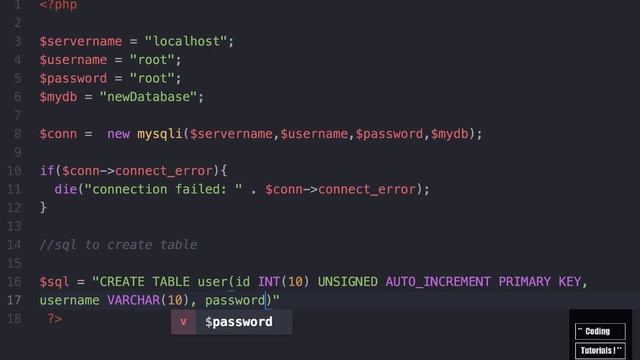 How to create a table using php смотреть онлайн
