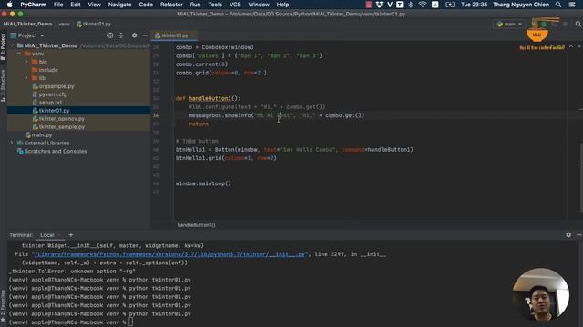 Lập trình giao diện đồ hoạ đa luồng với Tkinter trên Python - Mì AI смотреть онлайн