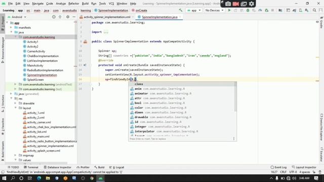 Spinner in Android Studio | how to make spinner in android studio смотреть онлайн