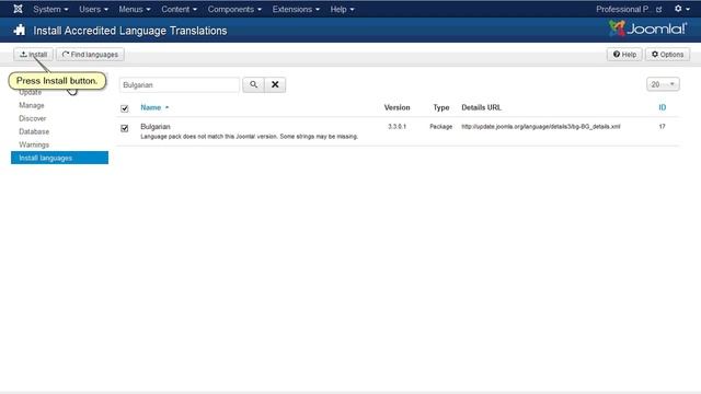 Joomla 3.x. How To Change Admin Panel Language смотреть онлайн