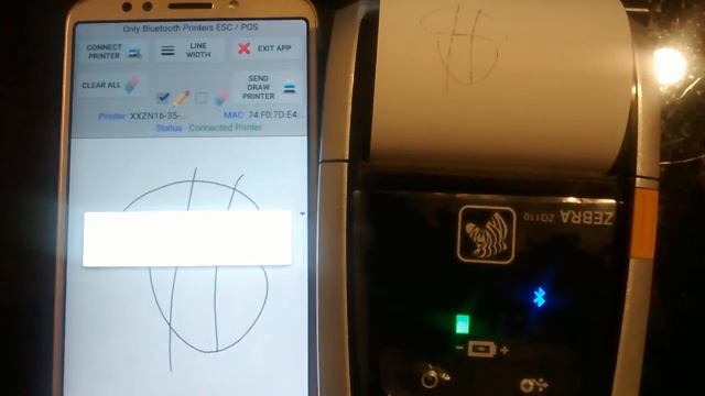 Print Drawing on Bluetooth Printer ESC / POS Android смотреть онлайн