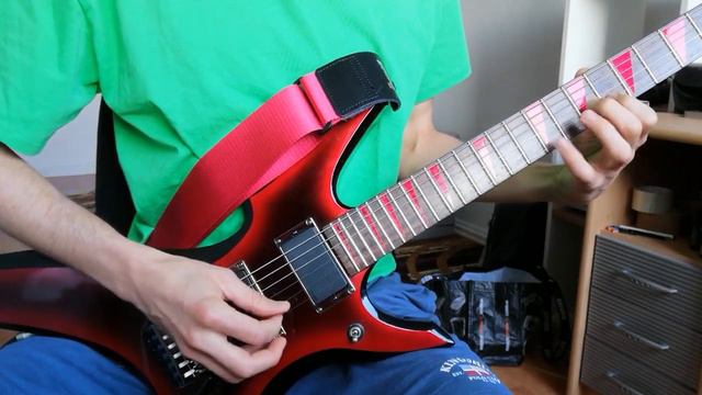 Мощное упражнение Х для гитары на 4 пальца Урок смотреть онлайн