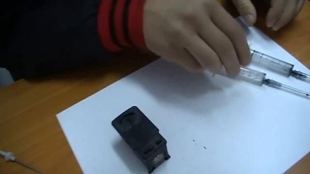 Canon  PIXMA заправка картриджа
