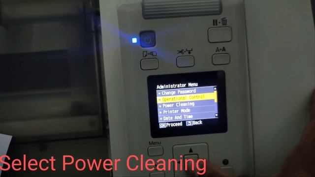Epson Sure Colour Sc-T7200 |Sc-T5200 | Sc-T3200 | Head Cleaning | Power Cleaning|Administrator Menu