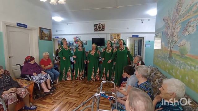 С праздничным концертом в доме престарелых. 12 мая 2023г смотреть онлайн