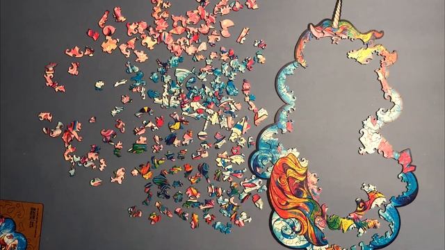 ❤️ Сборка деревянного пазла в таймлапс ❤️ | Puzzle timelapse videos смотреть онлайн