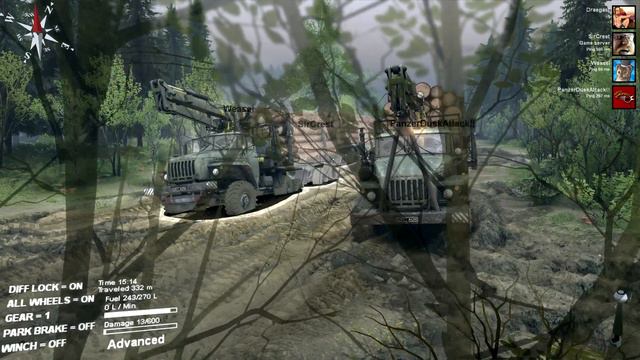 Spintires: The Coast - 4 Player Co-op Montage - Part 1/2 [HD 60 FPS] смотреть онлайн