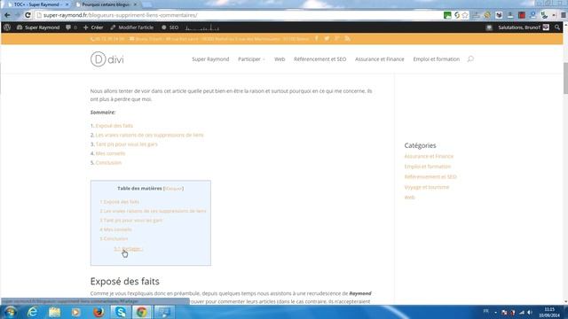 [Tuto] Comment installer et paramétrer Table Of Content Plus pour WordPress смотреть онлайн