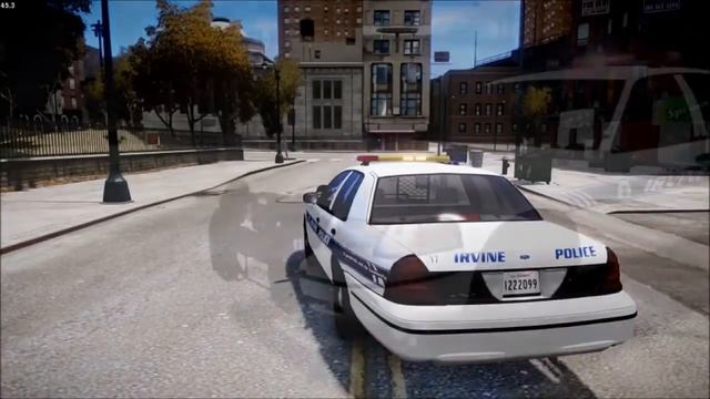 GTA IV: "2007 Irvine PD Crown Victoria" Showcase смотреть онлайн