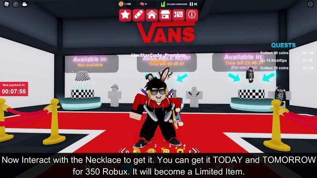 [EVENT/?LIMITED?] How to Buy the VANS CHECKERBOARD ERA NECKLACE in VANS WORLD ⚠️1 HOUR ONLY⚠️ смотреть онлайн
