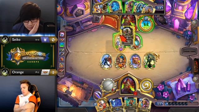 Seiko vs Orange - Hearthstone Grandmasters Europe - Week 7 смотреть онлайн