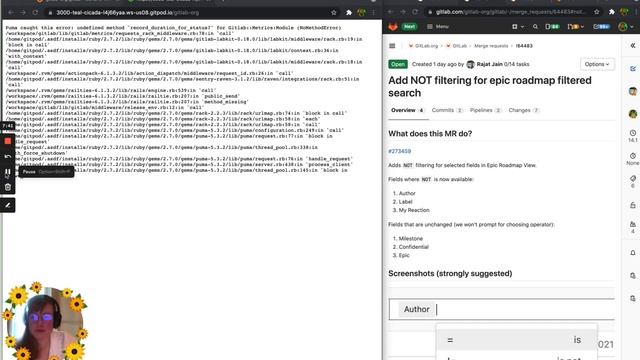 Reviewing a merge request in GitPod from the MR itself смотреть онлайн