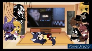 FNaF 1 (And Puppet + me) reacts..."He'll never be the same" // Gacha Club // GCRV // NOT WATCH //