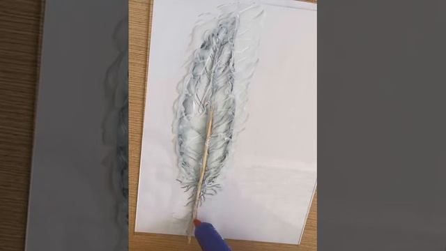 Перо из горячего клея. Декор для дома.DIY смотреть онлайн
