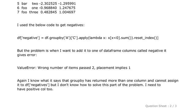 Pandas : How to sum negative and positive values separately when using groupby in pandas? смотреть онлайн