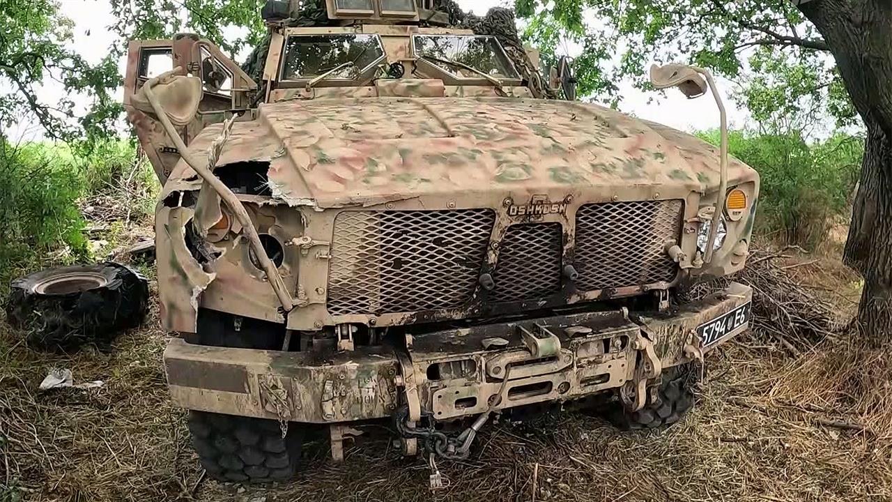 Морпехи Тихоокеанского флота захватили бронеавтомобиль Oshkosh, названный лучшим в мире