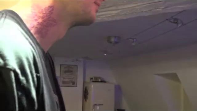 Neck Scarification with a Tattoo gun machine (Snowflake tattoo) смотреть онлайн