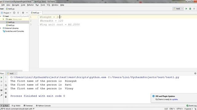 Python Special Method __init__ & use of self keyword смотреть онлайн