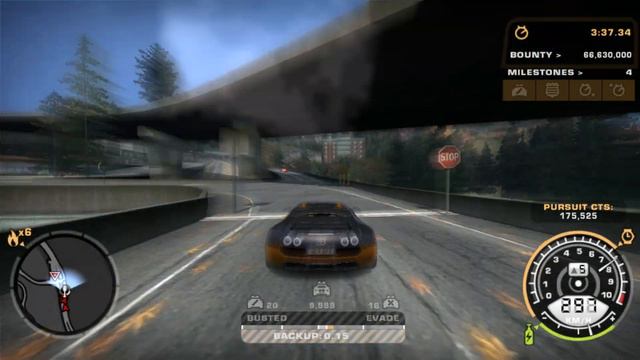 Final Pursuit with Bugatti Veyron Super Sport - NFS MW смотреть онлайн