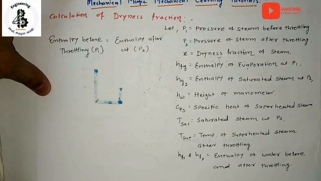 Throttling Calorimeter | Throttling Calorimeter Dryness Fraction | PROPERTIES OF STEAM