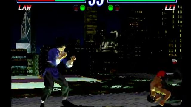 Tekken 2 (Playstation) - Marshall Law - Easy Mode Playthrough смотреть онлайн