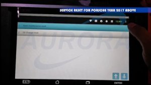 How to Service Interval Reset for Porsche Cayenne 9YA/ Panamera 971
