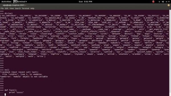 Python TypeError: 'module' object is not callable