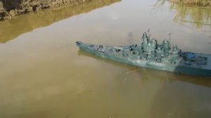 Линкор Missouri из пластилина 14 кг и почти не затопляемый корабль