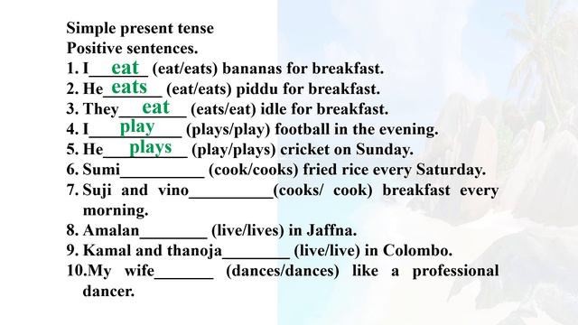 simple present tense exercises# class 2 смотреть онлайн