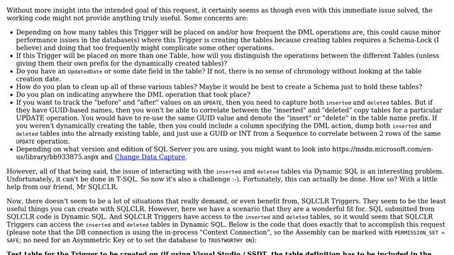 Databases: triggers - using the inserted / deleted tables in Dynamic SQL (2 Solutions!!) смотреть онлайн