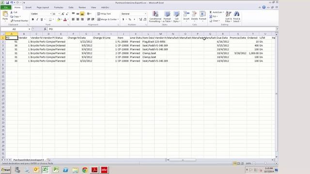 Moving data between Microsoft Excel and Infor Syteline Cloud Suite Industrial смотреть онлайн