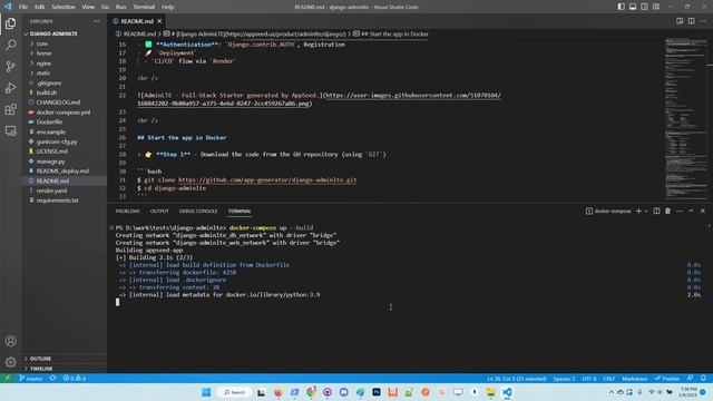 AdminLTE - Full Integration in Django (free product) | AppSeed смотреть онлайн
