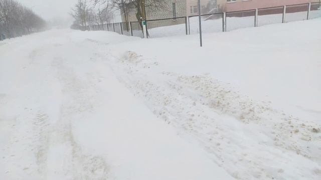 Природные аномалии. Вьюга метель и пурга в Беларусии в феврале. смотреть онлайн