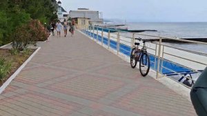 Алушта.САМЫЕ Чистые ПЛЯЖИ на Восточной Набережной.Иду через Туннель на ПЛЯЖ.