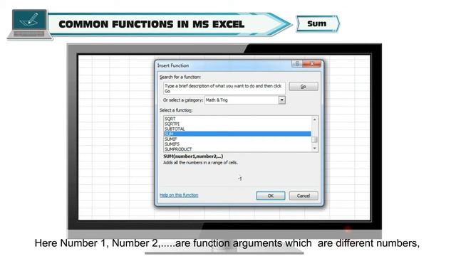 FORMULA AND FUNCTIONS IN MS EXCEL CLASS-7 смотреть онлайн