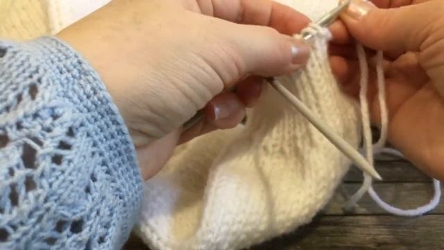 Как закрыть петли иглой. #Уроки вязания. смотреть онлайн