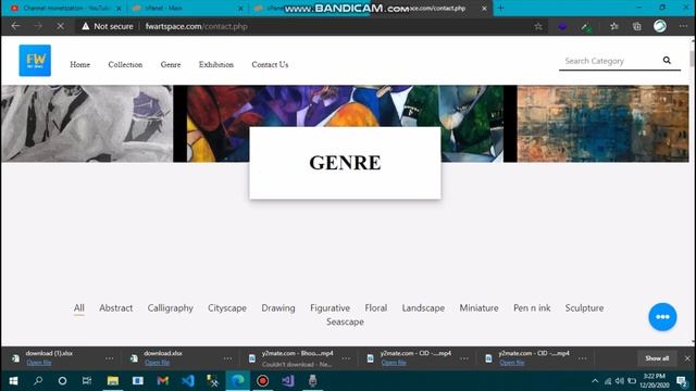 My art gallery project demo develop with php + mysql смотреть онлайн