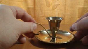 Чистка подсвечника из латуни своими руками