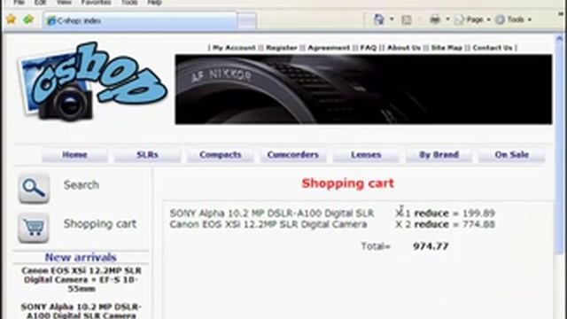 PHP Shopping cart using SESSION variables - part 6 смотреть онлайн