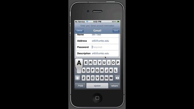 iPhone - UMBC Gmail Configuration смотреть онлайн