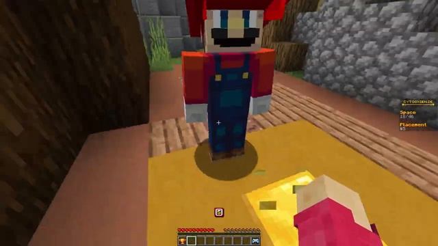 ВЫБИЛ САМЫЙ НЕВОЗМОЖНЫЙ ДУБЛЬ В МАЙНКРАФТ МАРИО-ПАТИ. Minecraft Minigame смотреть онлайн