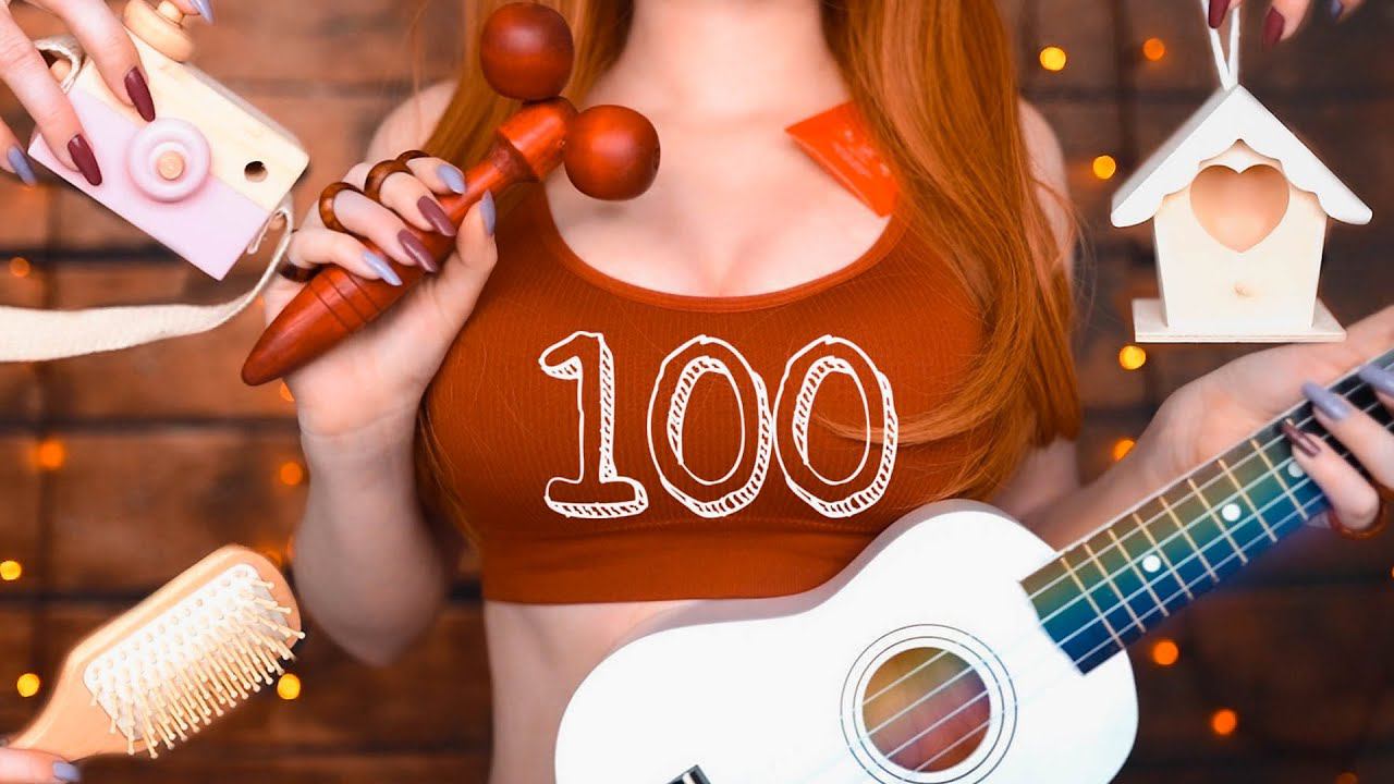 ASMR 100 WOOD TRIGGERS for Tingles in 5 minutes | АСМР 100 ТРИГГЕРОВ из ДЕРЕВА за 5 минут смотреть онлайн