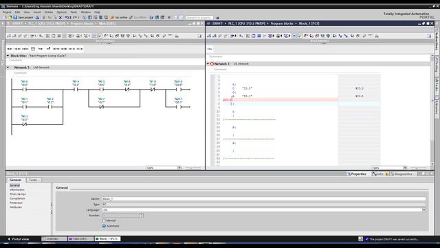 Converting Ladder Diagram to STL in PLC - Siemens Tia Portal смотреть онлайн